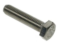 Hex Setscrew M6 x 100 Stainless Steel A2 Din 933