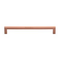 C0339-192-SRG - Heritage Brass Cabinet Pull City Design 192mm CTC Satin Rose Gold Finish