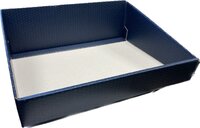 TRAY MED HIGHBACK 310x240x105MM SPOT BLUE