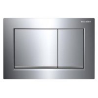 Geberit Omega30 Dual Flush Plate - Gloss Chrome 115.080.KH.1