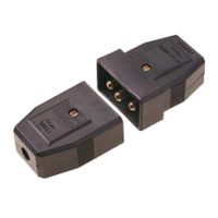 Lincoln 3 Pin 10 amp Flex Connector - Black