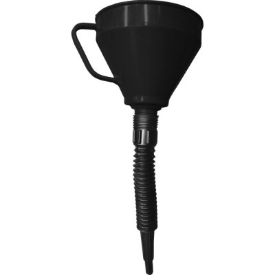 110mm Black PVC Flexible Funnel