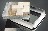 Recessed 80mm 600x600mm Galvanised Manhole C&F