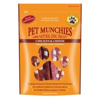 Pet Munchies Chicken and Cheese Dog Treat 8x100gm