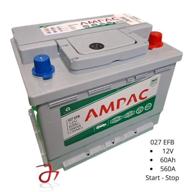 027 Battery EFB Stop/Start Tractor Batteries Car Batteries DH