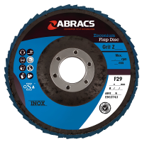 Abracs Pro Zirconium Flap Discs, 115mm x 22mm x 40g, 25/Pack