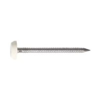 poly top fixing pin with white head, poly top pins