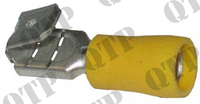 Piggy Back Terminal 6.3mm Yellow