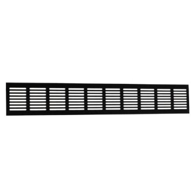 Plintrooster alu zwart 500x80