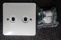 SOLLYSTA 2 GANG ROTARY DIMMER SWITCH PLATE KIT