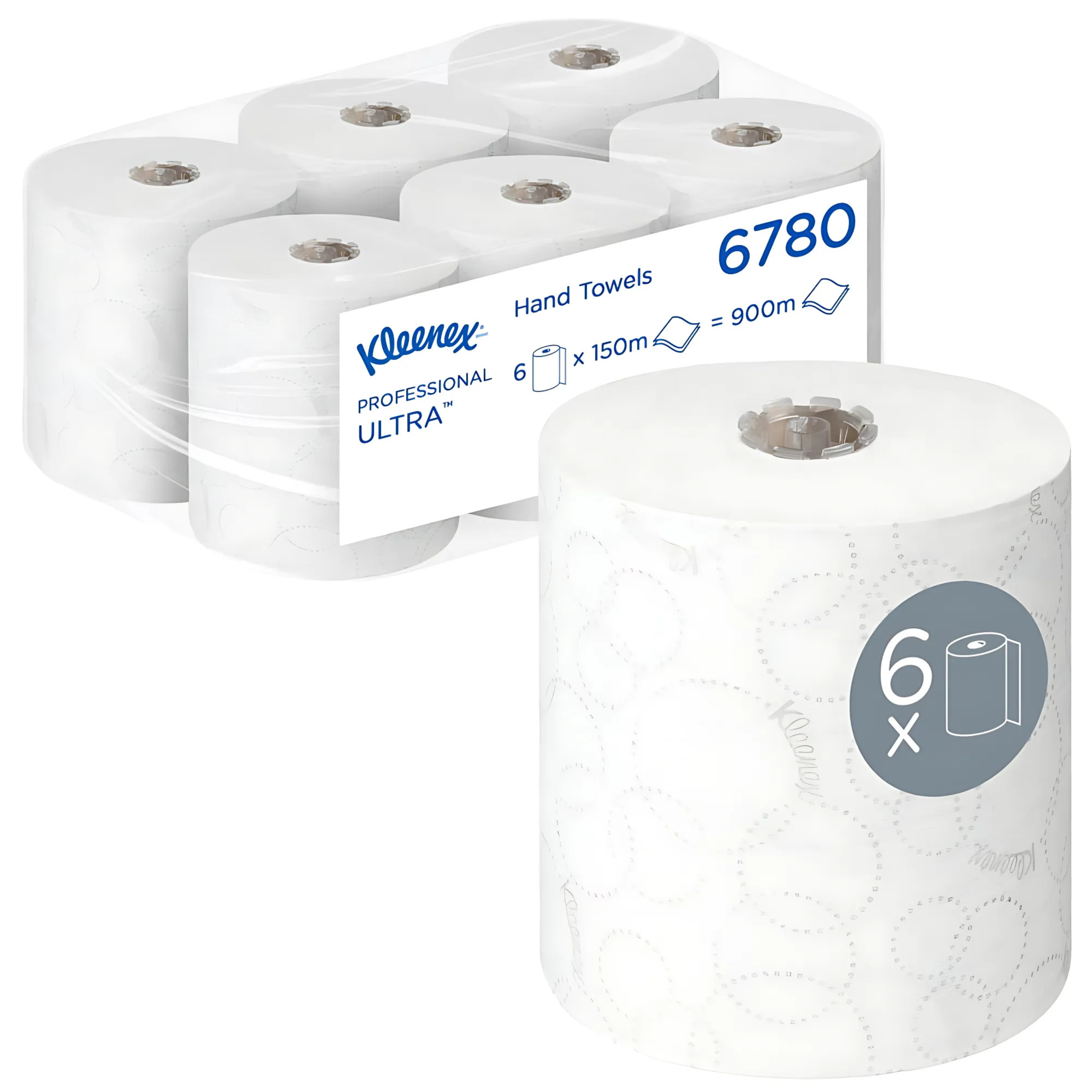 Kleenex Ultra Rolled Paper Towels, Rolled 2 PLY Hand Towels, 6x150m, Case