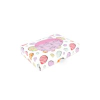 12 choc egg design lid with base and vac tray - 25pcs