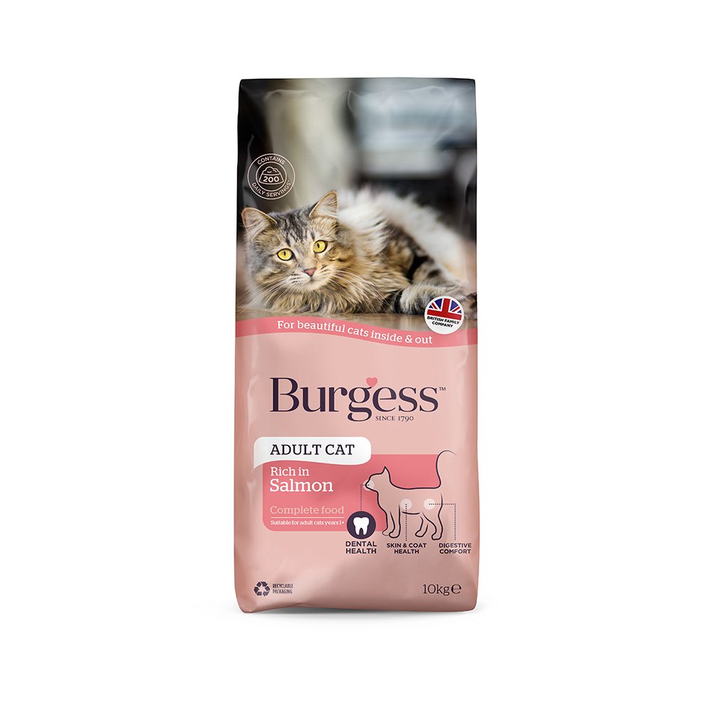 Burgess Cat Adult Salmon 10kg