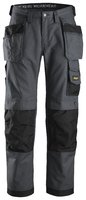 Snickers Steel Grey 3214 Canvas+ Holster Work Trousers