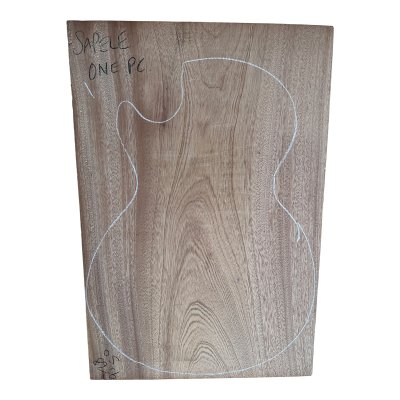 Electric guitar body Block Sapele