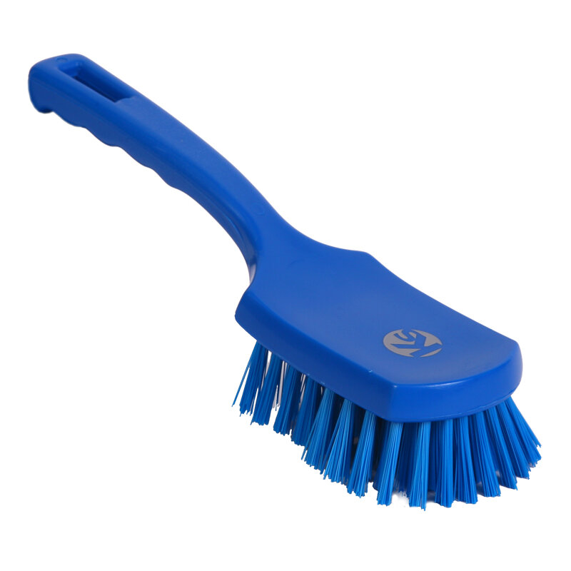 Brosse de baratte - poils PBT moyens/rigides, 275 mm, bleue