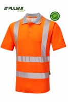PULSAR&reg; LIFE Women's HV Orange Polo Shirt