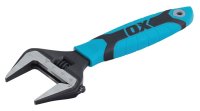 OX Pro 6" Adjustable Wrench Extra Wide Jaw