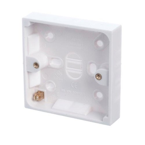 Powermaster Surface Box 1 Gang 16mm