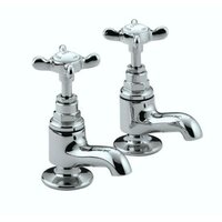 Bristan 1901 Vanity Basin Taps with Ceramic Disc Valves Chrome N VAN C CD