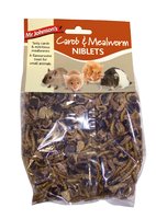 * Mr Johnson's Niblets - Carob & Mealworm 150g x 6
