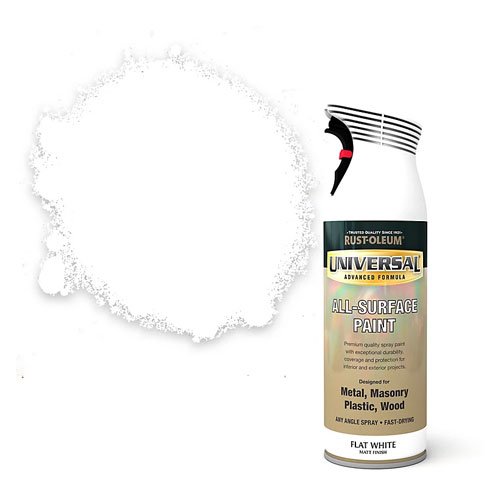 Buy Rustoleum Spray Paint Gloss White 400ml online Tadhg O'Connor Ltd.