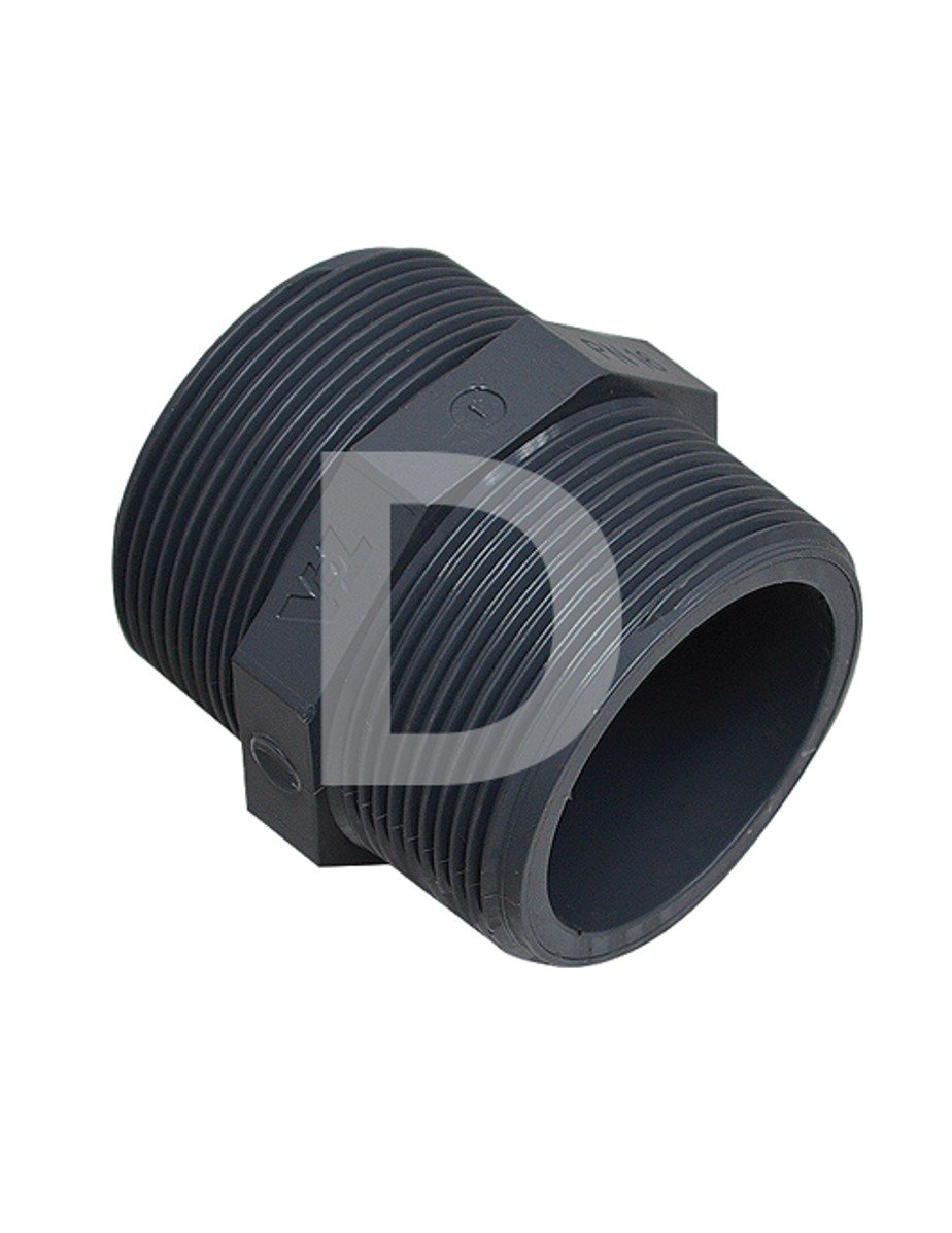 PVC VDL BSP Threaded Nipple