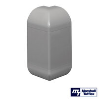 MT Sterling Curve Aluminium Profile 1 External Bend - Silver/Grey