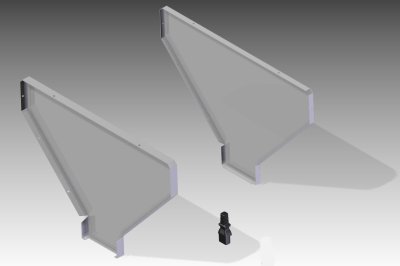 Luchtgordijn SCM module montage set