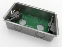 Cesco 50mm 2-Gang Metal Fire Rated Dry Lining Box