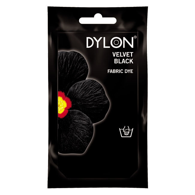 Dylon Hand Dye Sachet Intense (Velvet) Black 12 Wilsons Import