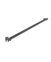 ASPECT ANGLE SUPPORT BAR 650MM MATT BLACK