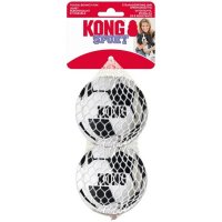 KONG Air Dog Soccer Balls Large 3&frac12;" Net of 2 x 1