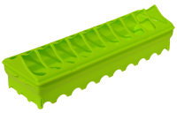 Supa Plastic 50cm Chicken Trough (Lime Green) x 1