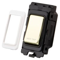 Polished Brass 20 Grid Module - HOT TOP - 3050-050HT