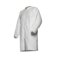 DuPont&trade; Tyvek&reg; 500 Labcoat with Zipper and 2 Pockets, White, Model PL309