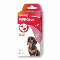 Beaphar FIPROtec&reg; Spot-On Flea and Tick treatment for Small Dogs (2-10kg) - 1 pipette