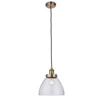 Hansen 1 Light Antique Brass Pendant