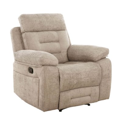 Willbury Manual Recliner Chair - Latte 1