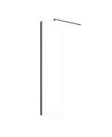 ASPECT 600MM WETROOM PANEL MIDNIGHT GREY MATT