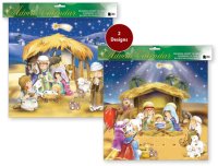 Advent Calendar/ 2 Designs with Glitter   (95030)
