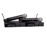 Shure SLX-D Dual Handheld System Complete with SM58 Mic - Frequency K59 ( 606-650MHz )