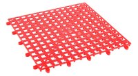 Red Bar Shelf Tile - 13" x 13"