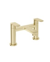 SCOPE DECK MOUNTED BATH FILLER BRUSHED GOLD