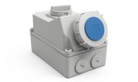 Ebasee CEE IP67 63A Combi Unit 3X63A 230V Blue