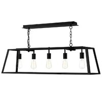 Academy 5 Light Pendant, Black | LV1802.0043