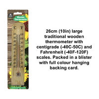 GSTH02 WOODEN THERMOMETER
