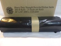 GREY/BLACK HEAVY DUTY REFUSE SACKS (PK 200)