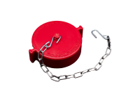 Plastic Cap w/Chain, 2-1/2" NST