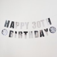 Disco Customisable Milestone Card Banner x2 2m